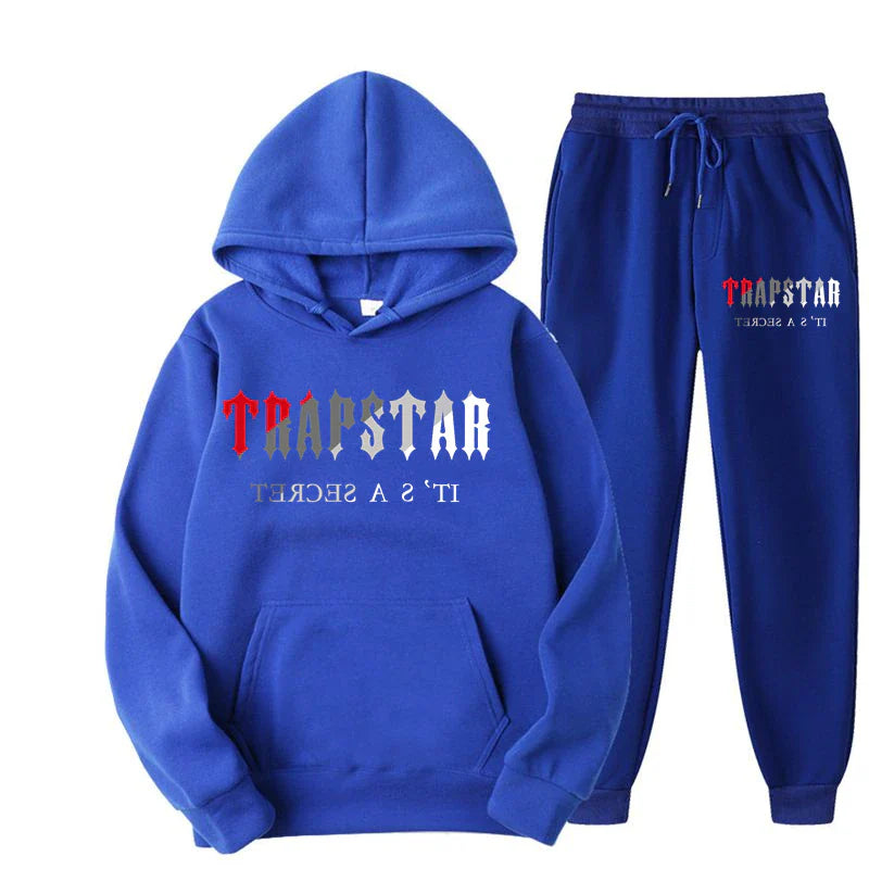 TRAP STAR 2D Print Men'S Sets Tracksuit Fashion Hoodies Trouser 2Pcs Sportswear Track Suit Joggers Male